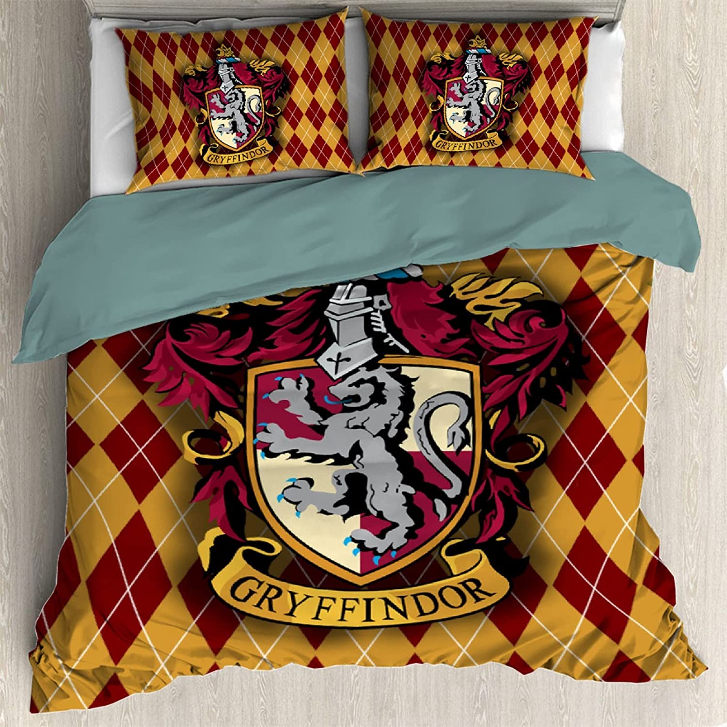 Price:$94.99 Gryf-fin-dor Comforter Cover Luxury Soft 3 Piece Bed Sets 1 Quilt Cover 2 Pillowcases – Ultra Soft Microfiber Bedroom Set Queen 90x90in : Home & Kitchen