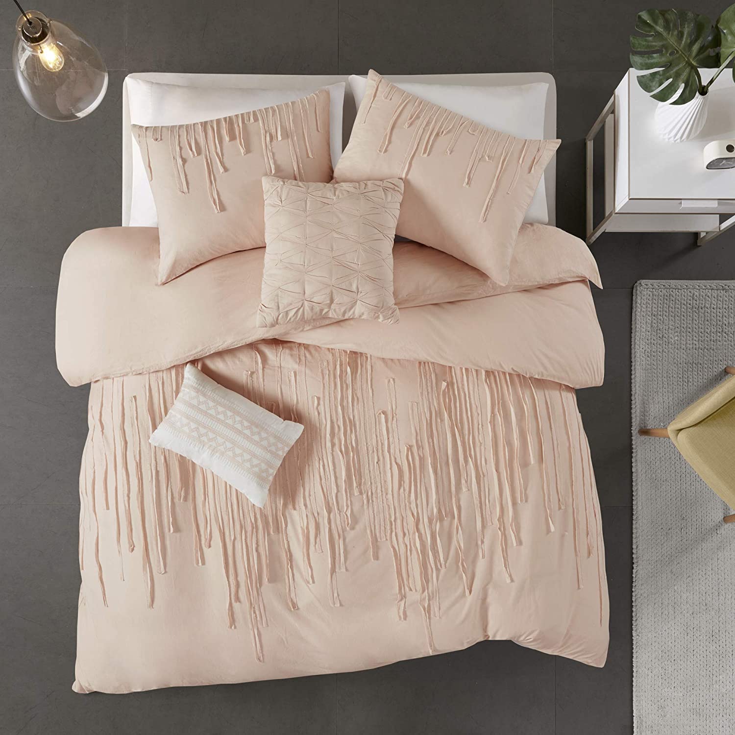 Price:$59.31 Habitat Paloma Cotton Duvet Cover Set : Home & Kitchen