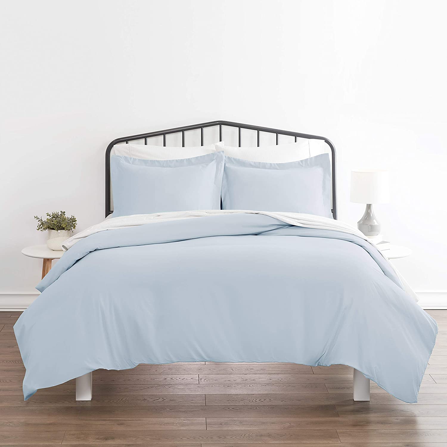 Price:$29.75 Home Linen Market Premium Ultra Soft 3 Piece Duvet Cover Set Twin/Twin Extra Long Light Blue : Everything Else