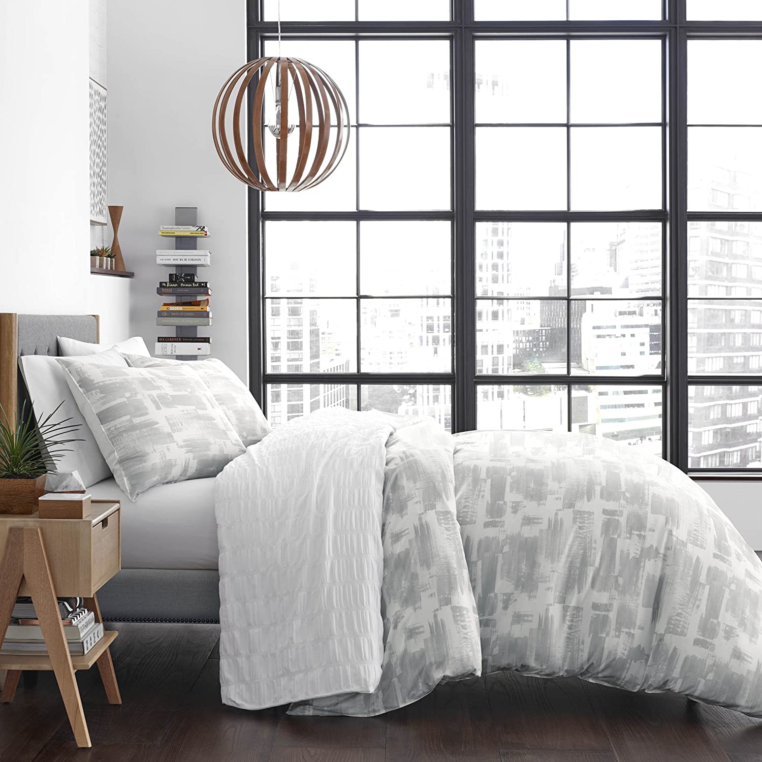 Price:$24.24 Scene Aria Aria Duvet Cover Set, Twin, Pastel Grey : Home & Kitchen
