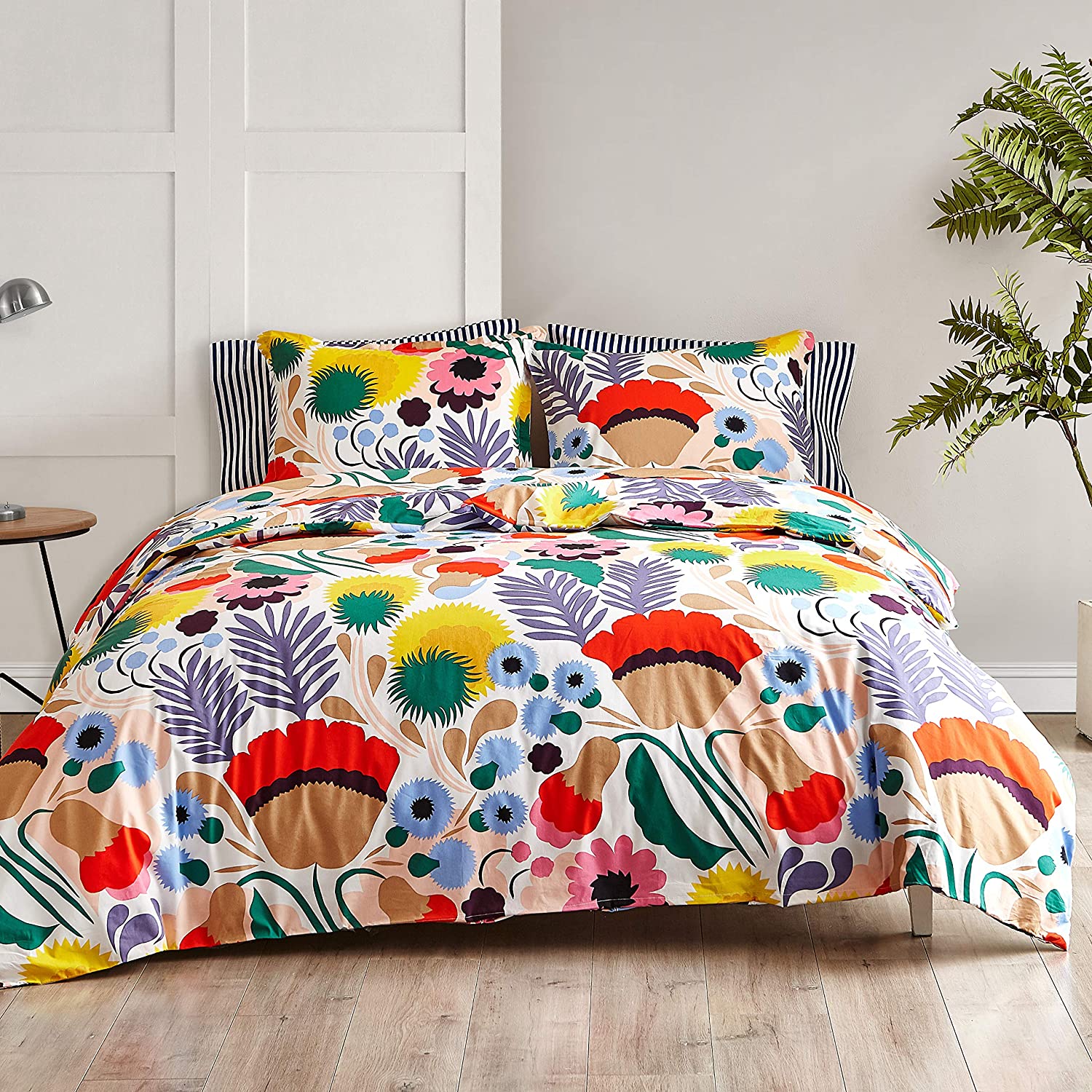 Price:$179.99 221435 Ojakellukka Duvet Cover Set, King, Multi : Home & Kitchen