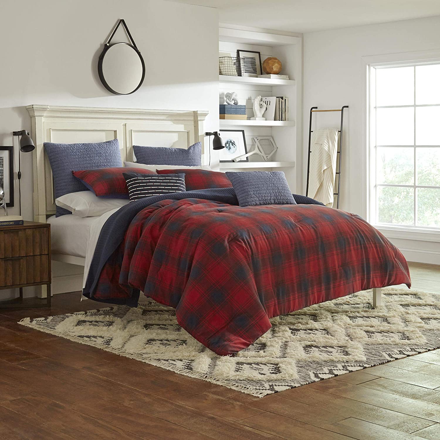 Price:$52.58 Brighton Duvet Cover Set, Twin/Twin XL, Red