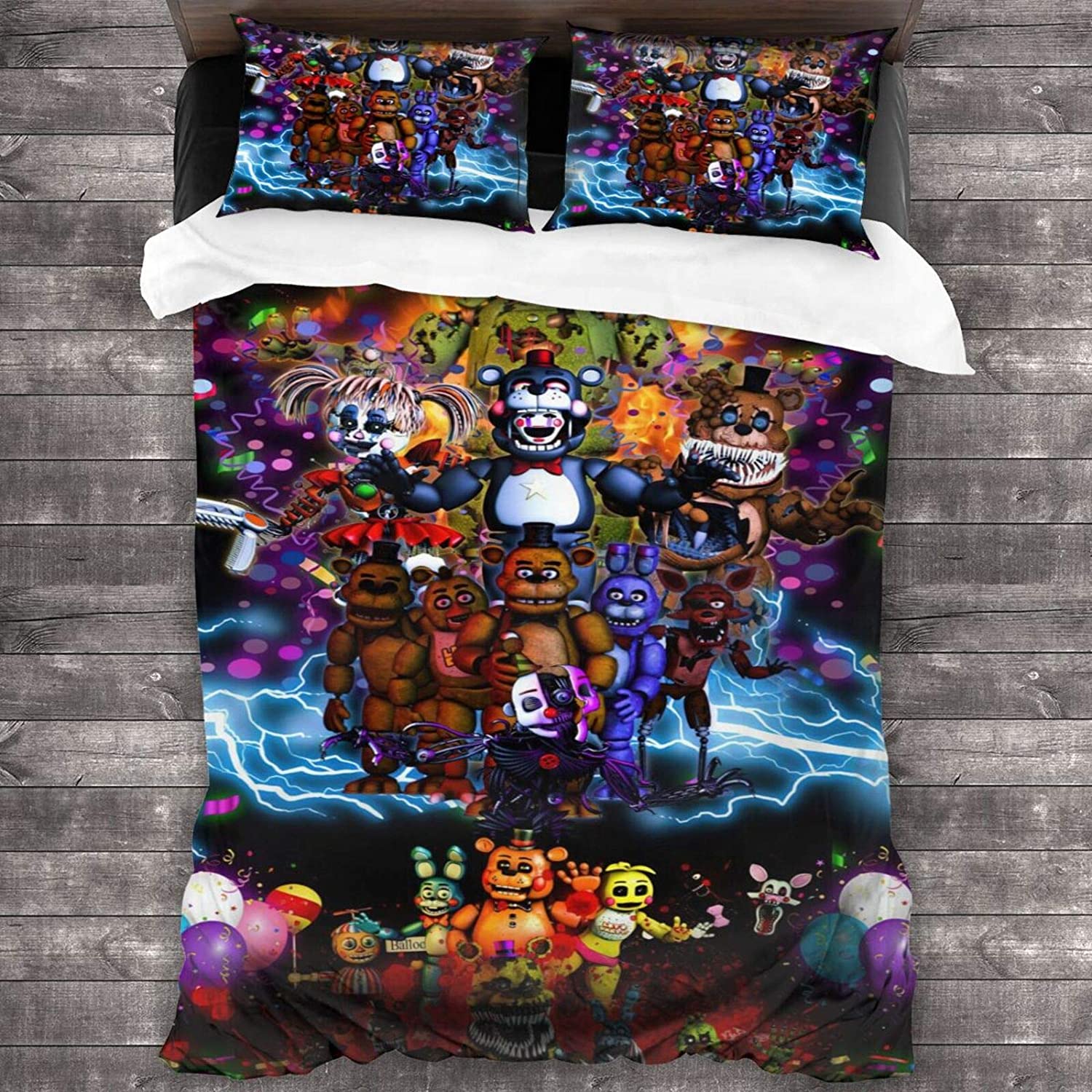 Price:$70.99 3D Bedding Set Duvet Cover Set 3 Pieces Bed Set for Kids Boys Girls Quilt Comfoter Cover 86 x 70 in Bed Sheet Set : Home & Kitchen