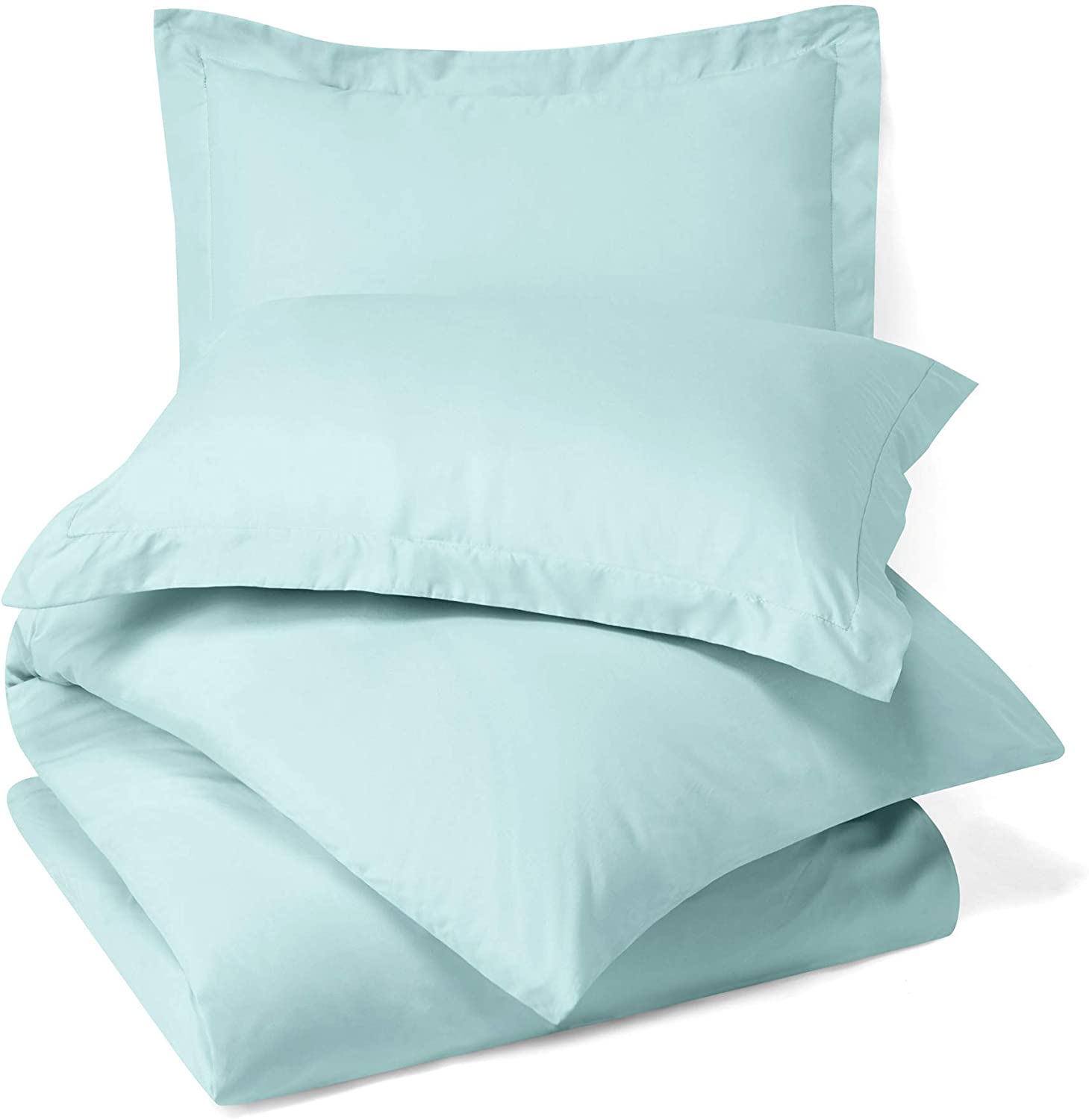 Price:$43.00 Home Collection 100% Egyptian Cotton 3 PCs- Duvet Cover Set Twin/Twin XL, Aqua Solid 600 Thread Count : Home & Kitchen