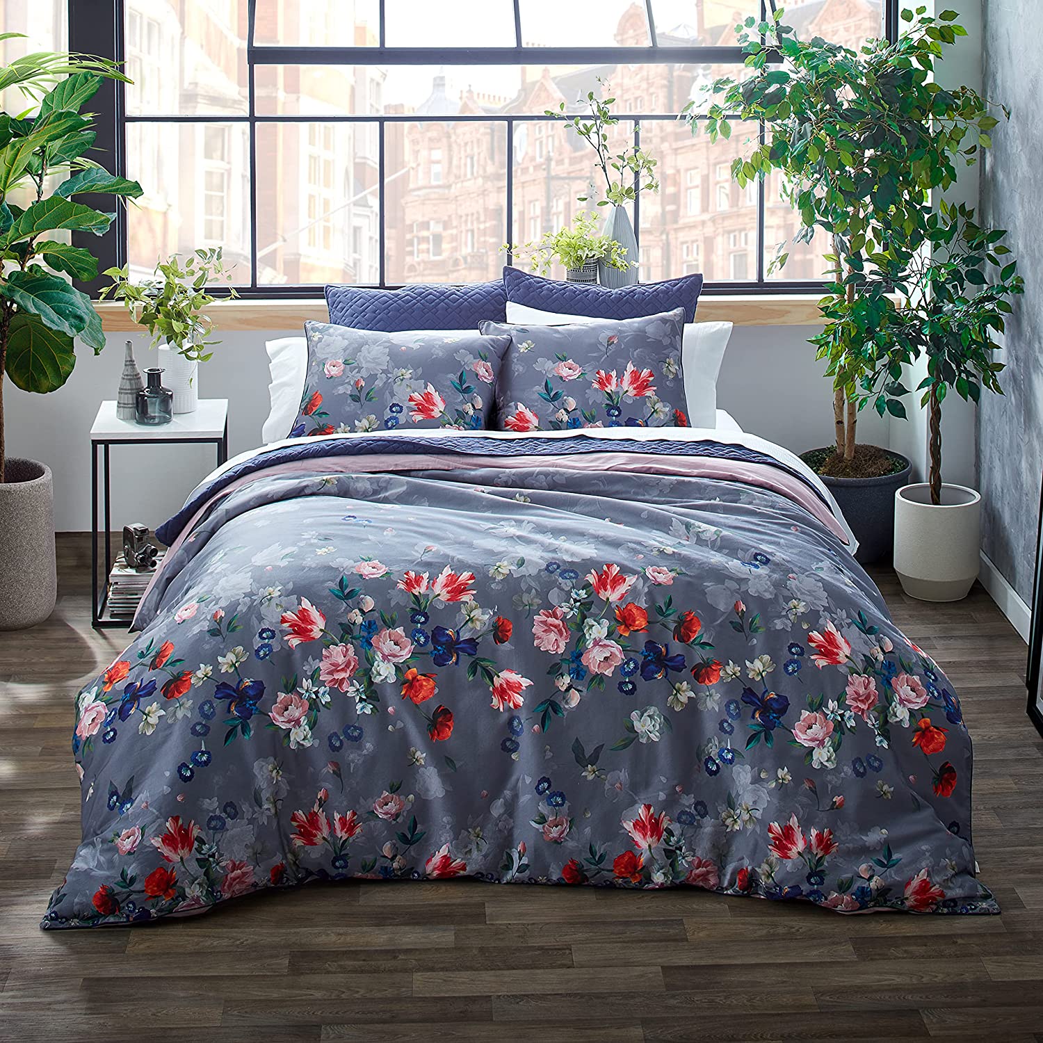 Price:$92.89 Baker Sandalwood Duvet Set, King, Grey : Everything Else