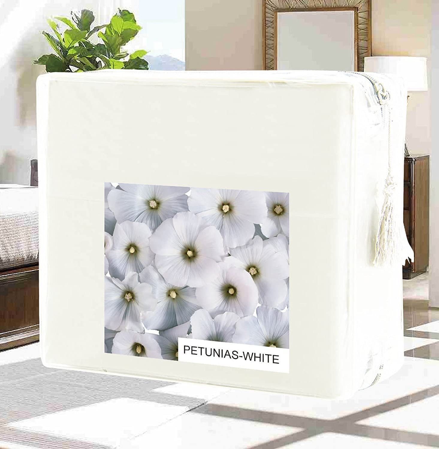 Price:$25.17 Duvet Cover Set on Amazon Elegant Comfort Wrinkle-Free 1500 Thread Count Egyptian Quality 2-Piece Duvet Cover Set - Flowers Collection Twin/Twin XL, White : Home & Kitchen