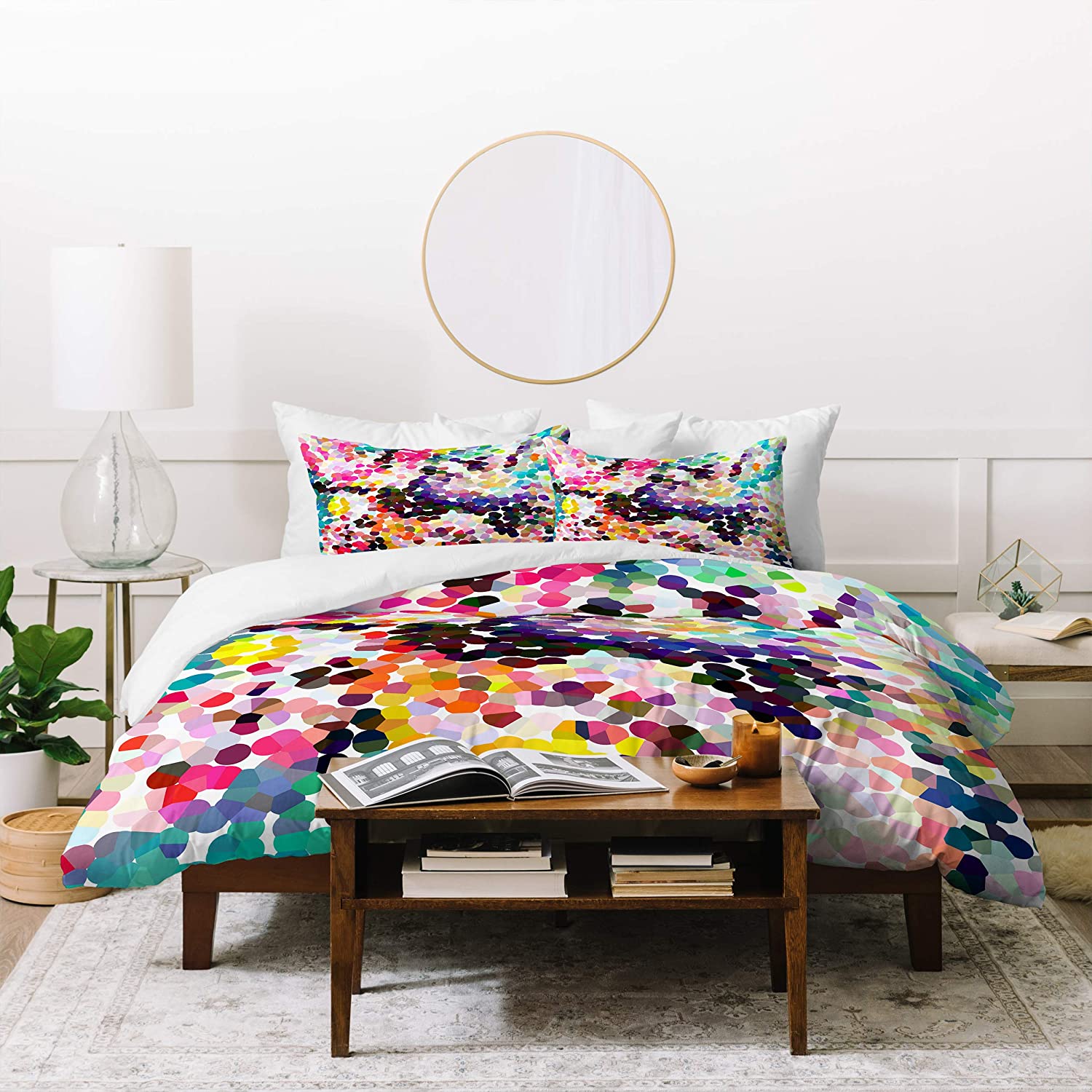 Price:$114.06 Designs Three of The Possessed Autumn 1981 Duvet Set with Two Pillow Shams, King, Multi : Home & Kitchen