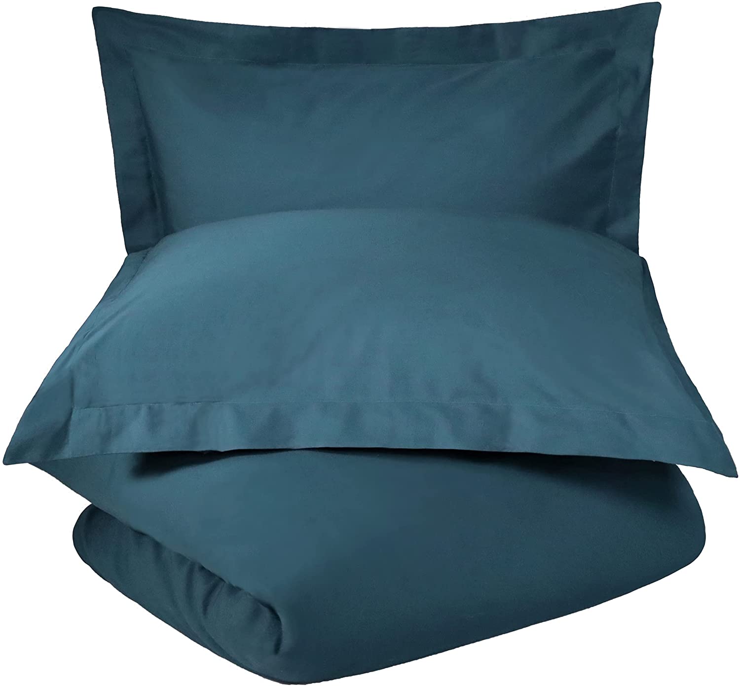 Price:$67.99 Cotton Percale Duvet Cover Set, King/California King, Navy Blue, 3-Pieces : Home & Kitchen