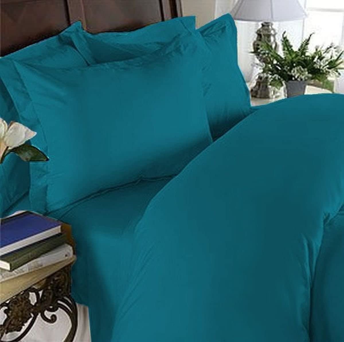 Price:$26.92 Comfort 3 Piece 1500 Thread Count Luxury Ultra Soft Egyptian Quality Coziest Duvet Cover Set, King/California King, Teal Blue : Everything Else