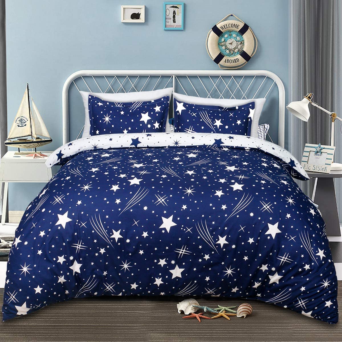 Price:$25.99 Bedding Duvet Cover Set with Zipper Closure, 90 X 90,Lightweight Comforter Quilt Cover Set : Home & Kitchen