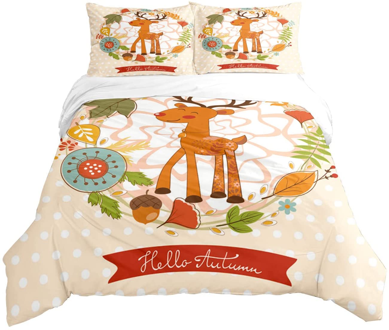 Price:$19.99 Christmas Duvet Cover,Christmas Animal Elk 3D Printed Quilt Cover,Christmas Comforter Sets,Merry Christmas Bedding Set, Christmas Duvet Cover Set (Twin,Christmas Elk 2) : Home & Kitchen