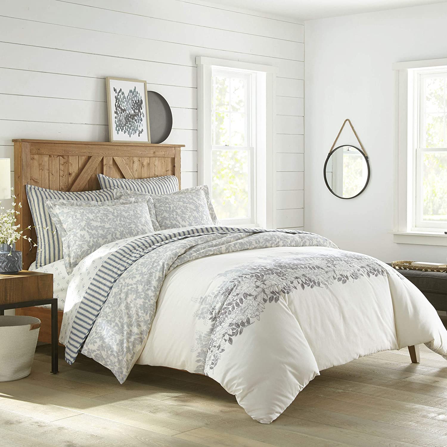 Price:$61.02 Cottage Briar Cotton Cream Queen Duvet Cover Set : Home & Kitchen