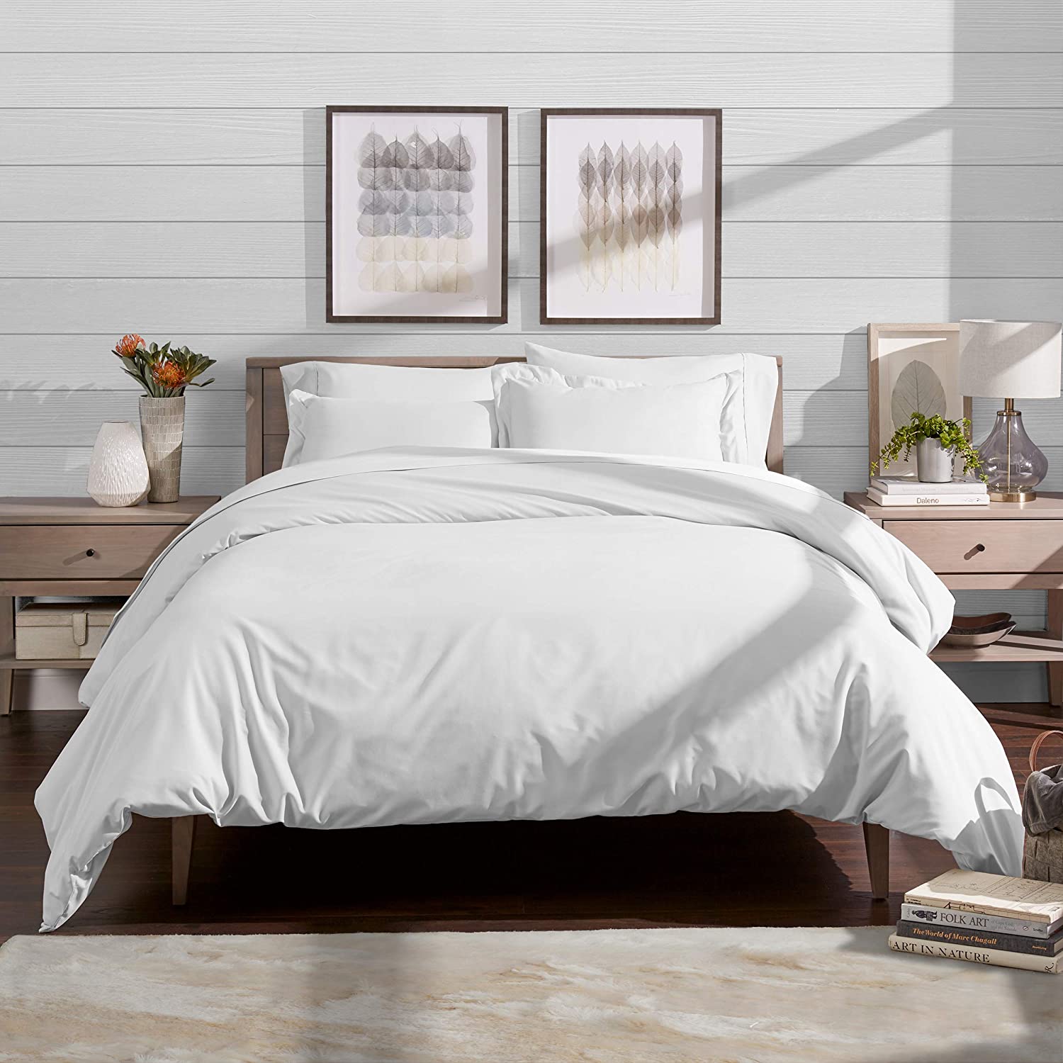 Price:$19.99 Duvet Cover Set, White Duvet Cover Size with Zipper Closure, Super-Soft Washed Microfiber Bedding Sets, Size Comforter Cover, 104x90 Inches : Home & Kitchen
