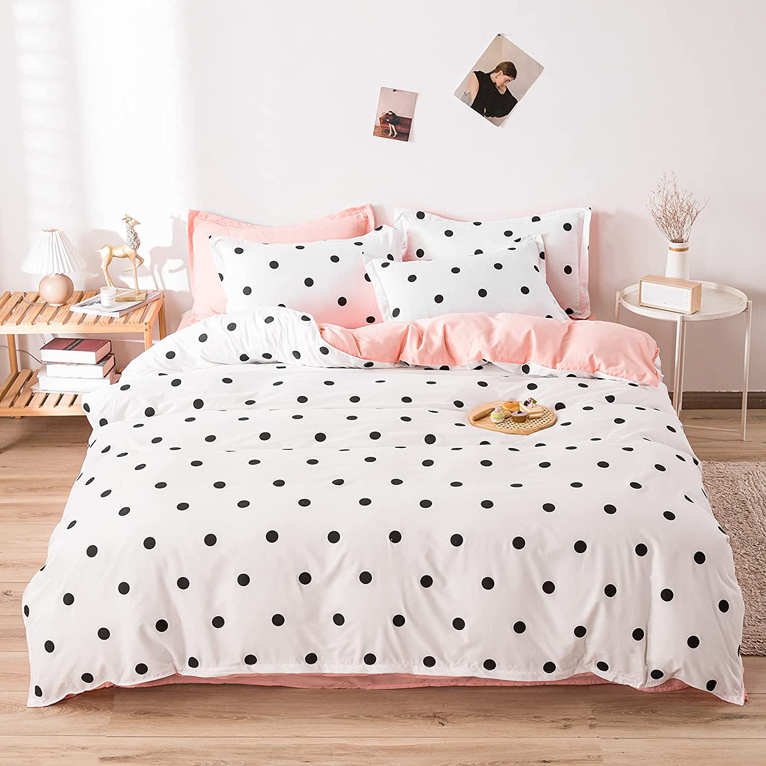 Price:$28.99 Covers Queen Size, 3 PCS Comfortable Bedding Covers Set Including 1 Queen Cover with Zipper and 2 Pillow Shams All Seasons Soft Durable Machine Washable No Fading : Home & Kitchen