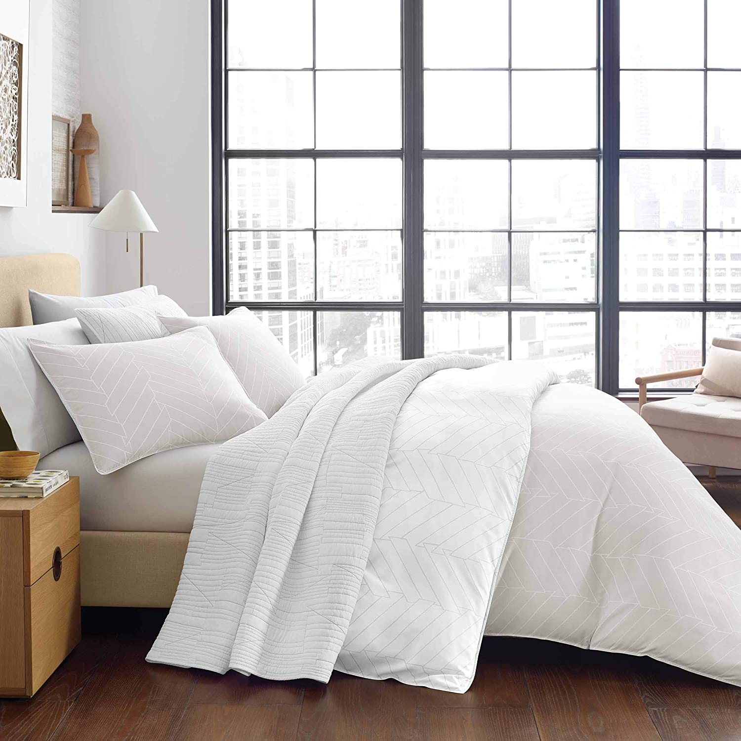 Price:$51.99 Scene Demi Duvet Cover Set, King, Beige : Everything Else