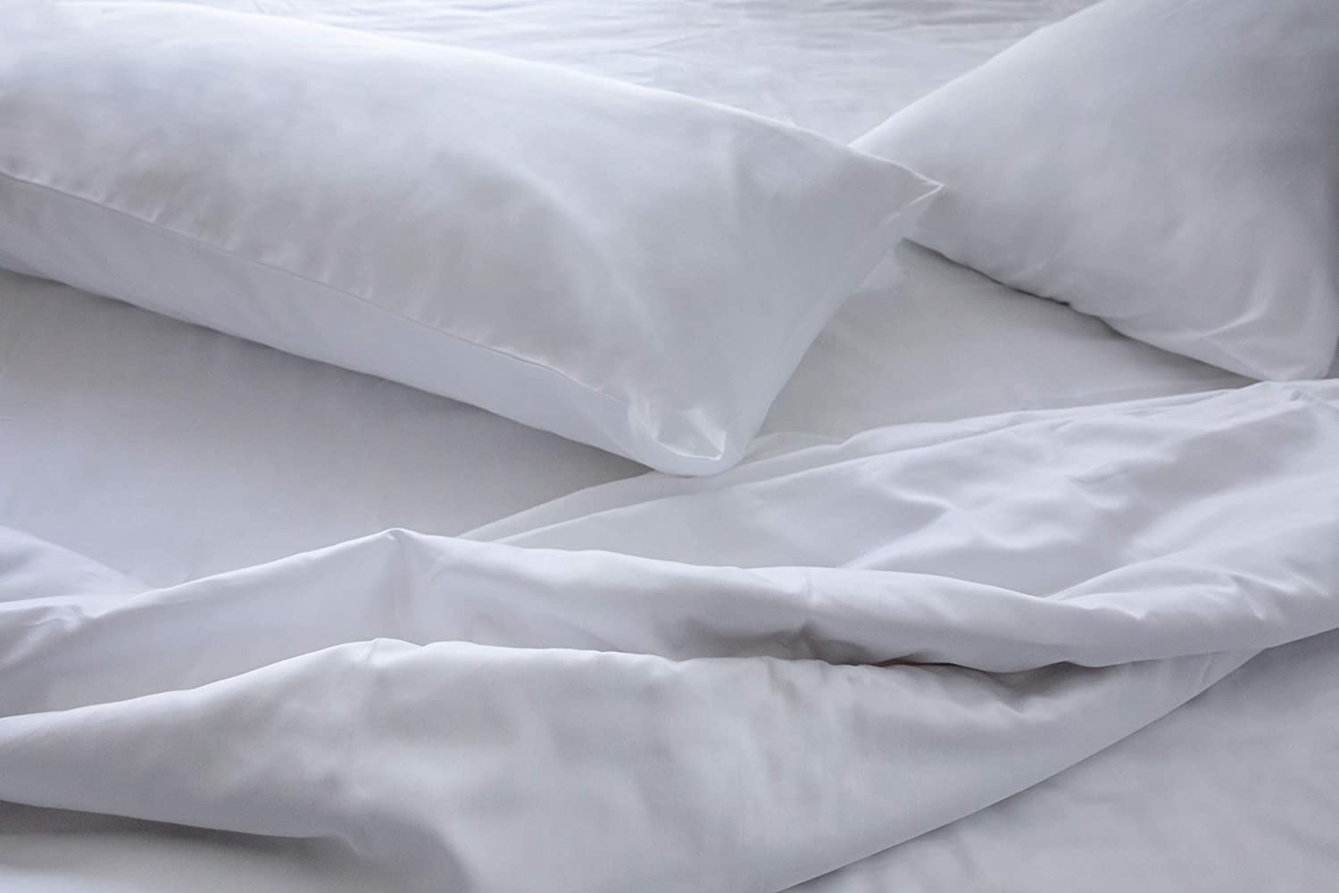 Price:$109.99 Organic Cotton King White Sheet Set | Sateen Weave | 4 Piece | 400 Thread Count | GOTS Certified | Soft Silky Shiny | Luxury Finish | Fits Upto 17" Deep Pocket Mattress | Sustainable : Home & Kitchen