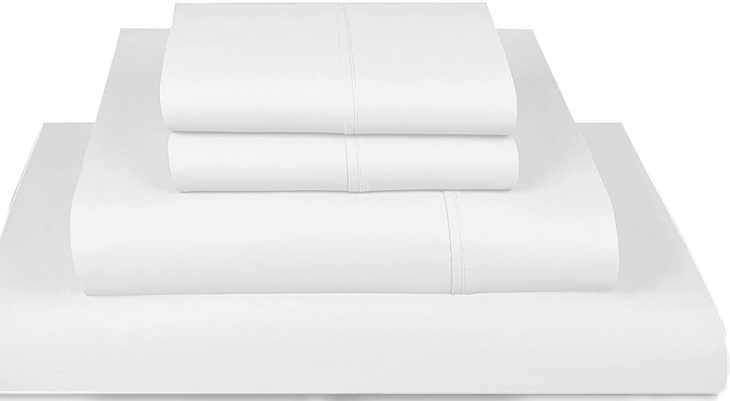 Price:$85.99 Homes Luxurious 1000 Thread Count Italian Finish 100% Egyptian Cotton 4-Piece Bed Sheet Set, Fits Mattress Up to 18 inches Deep Pocket, Solid Pattern (Color - White, Size - Twin). : Home & Kitchen