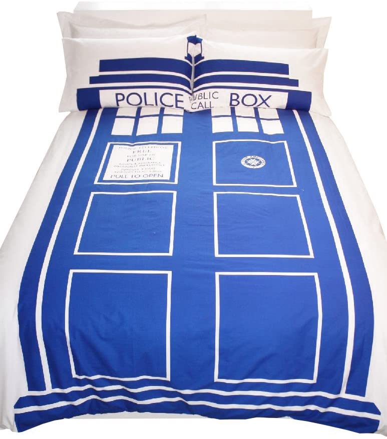 Price:$32.00 King Size King Who Tardis Duvet Set : Home & Kitchen
