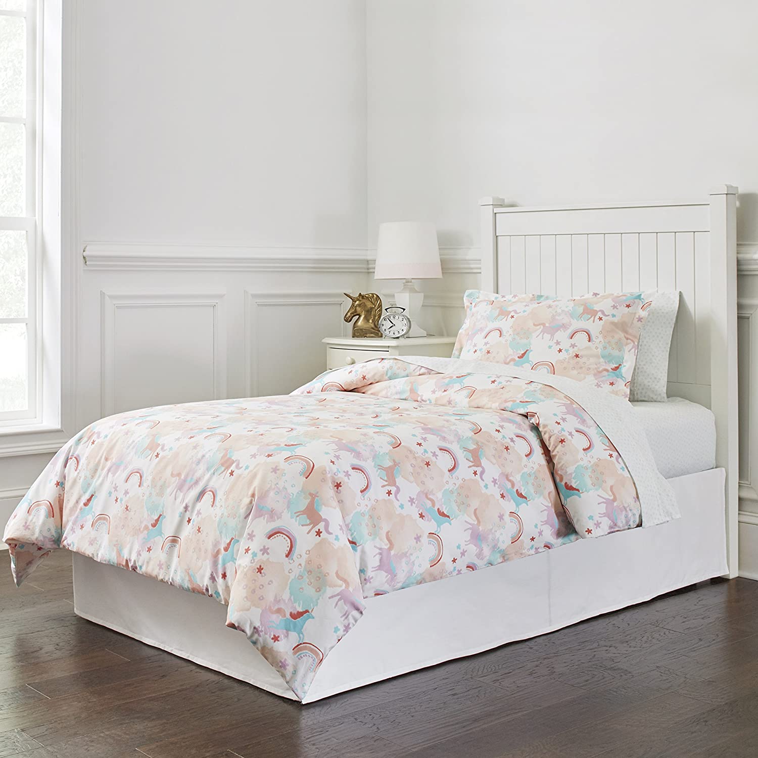 Price:$69.99 Bedding Unicorn Full/Queen Percale Duvet Set : Everything Else