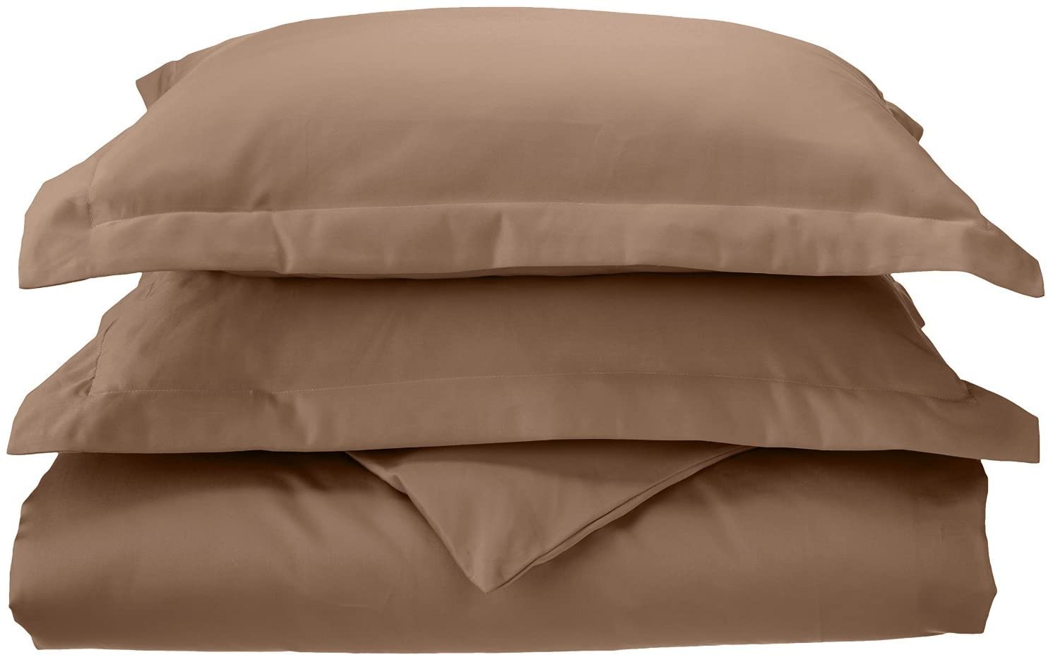 Price:$81.99 1000 Thread Count 100% Cotton, Single Ply, 3-Piece Full/Queen Duvet Cover Set, Solid, Taupe : Everything Else