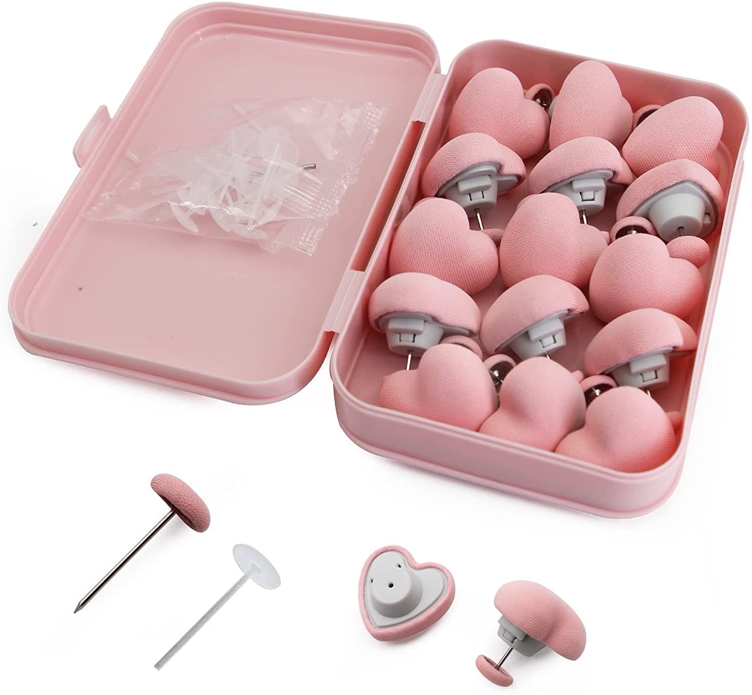 Price:$16.99 Duvet Clips 16 Sets, Duvet Cover Clips Comforter Clips with 16 pcs Soft Fabric Material, Double Sided Duvet Fasteners for Quilt, Cushions, Curtains (Pink-Heart) : Home & Kitchen
