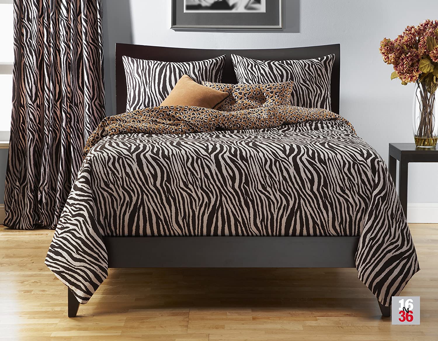 Price:$332.10 Zebra Zen 6-Piece Duvet Set, California King : Home & Kitchen