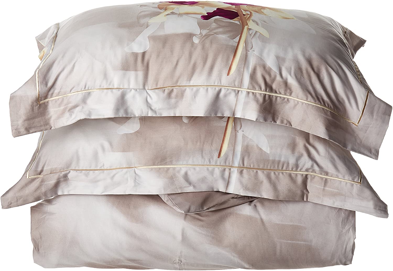 Price:$140.00 Linen VL-80369-FRNCH-LILIES-60 4 Piece French Lilies Luxurious Duvet Cover Set, 60" : Home & Kitchen