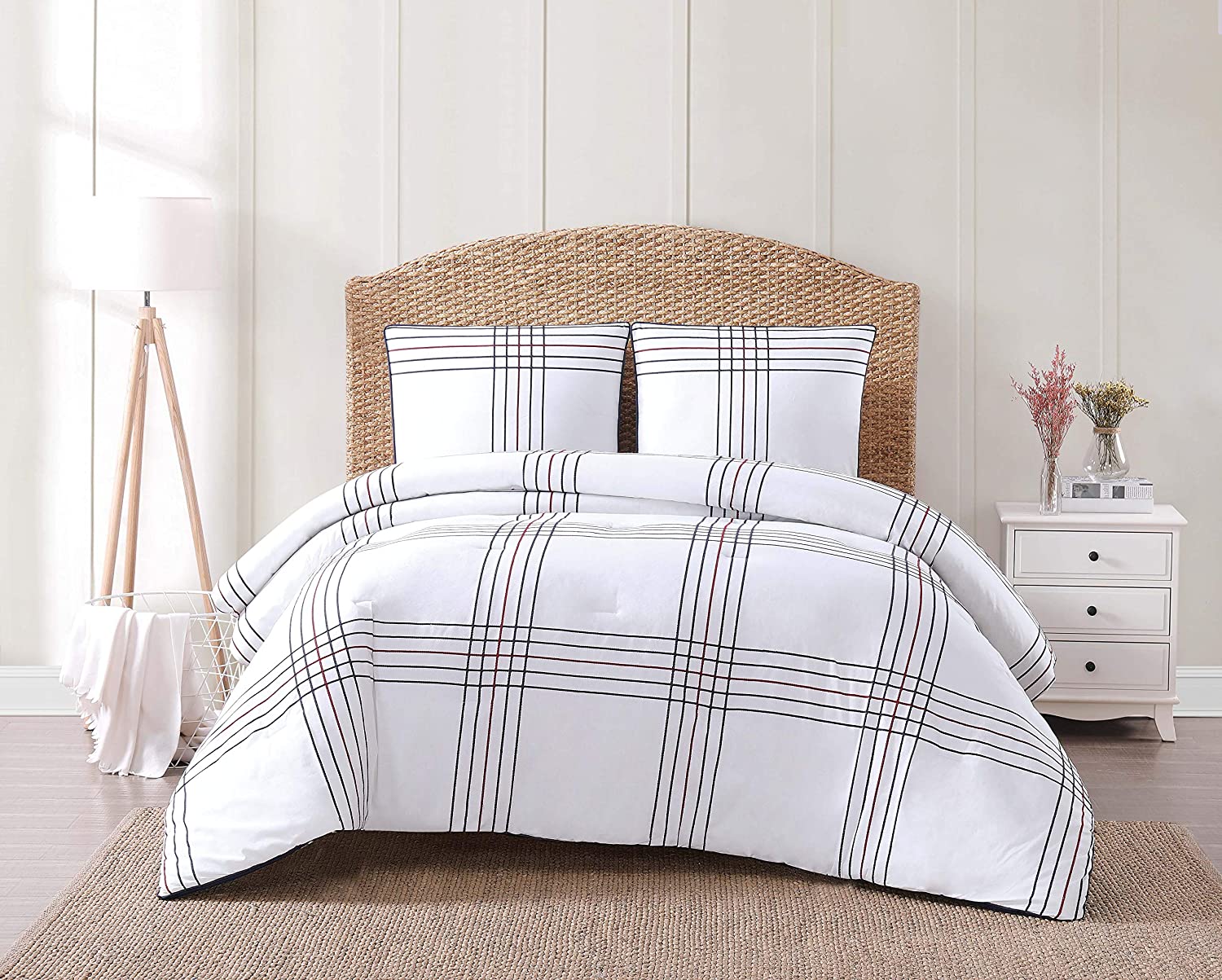 Price:$106.85 Resort Nautical Charm Duvet Set, White : Home & Kitchen
