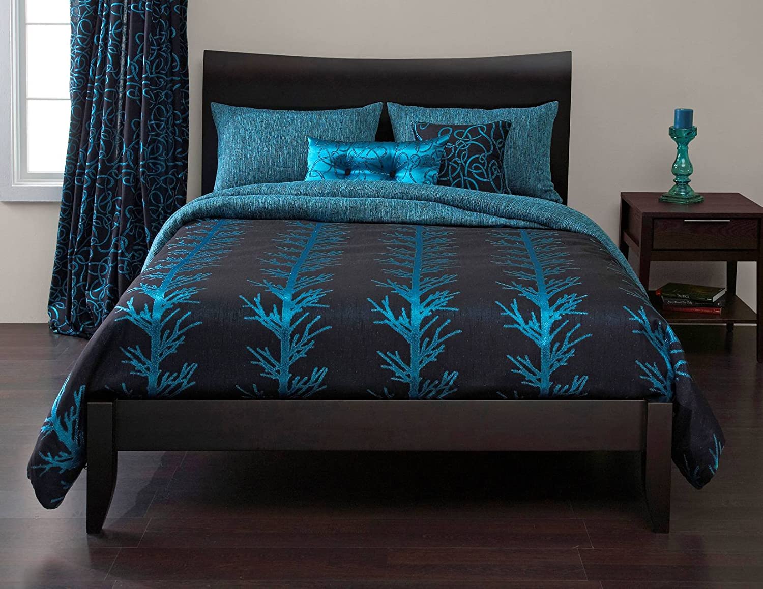 Price:$373.92 Whistle Creek 6-Piece Duvet Set, Full, Turquoise : Home & Kitchen