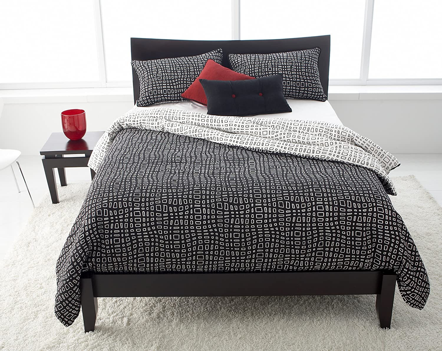 Price:$365.00 Network 6-Piece Duvet Set, Full : Home & Kitchen