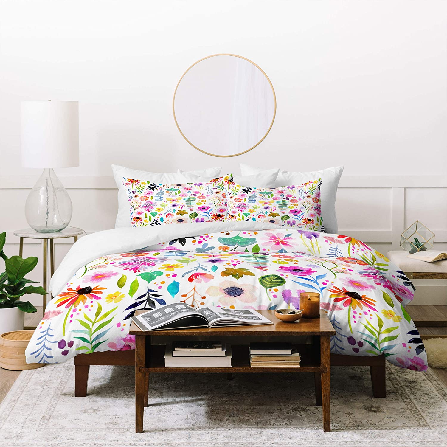 Price:$110.08 Designs Stephanie Corfee Garden Baby Duvet Set with Two Pillow Shams, Full/Queen, Multi : Everything Else