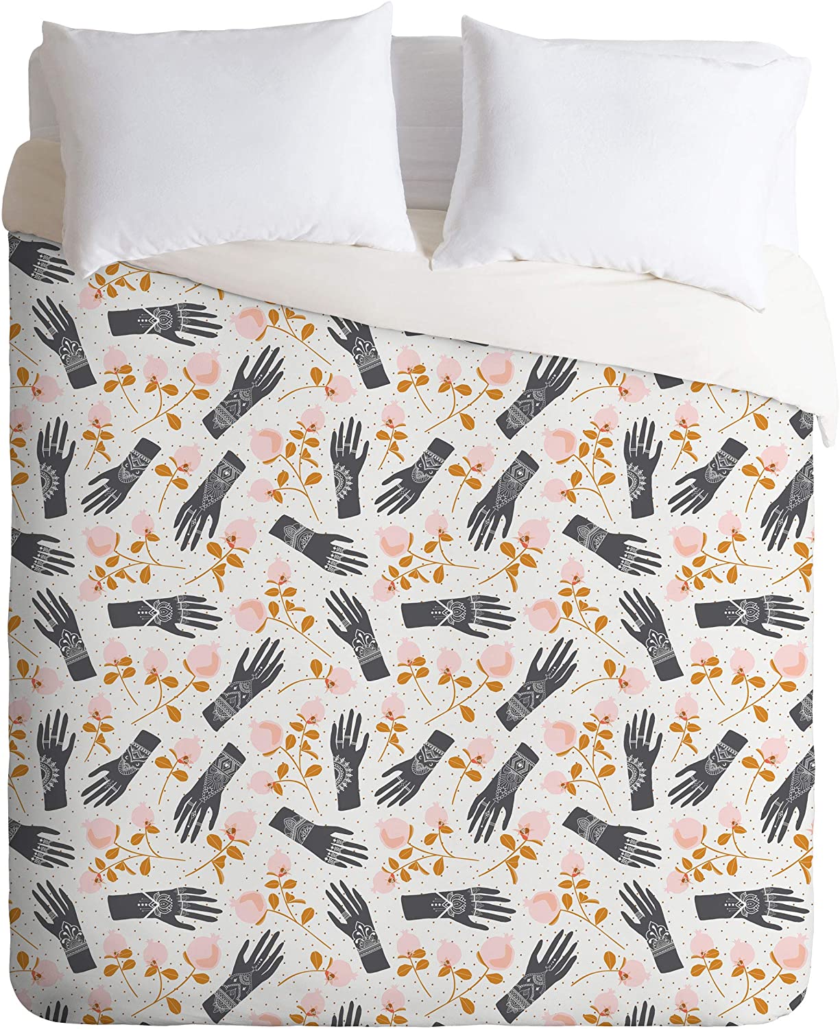 Price:$129.00 72872-dvwset Beshka Kueser Henna Party Duvet Set with Pillowcase(s), Twin/XL, Multi : Home & Kitchen