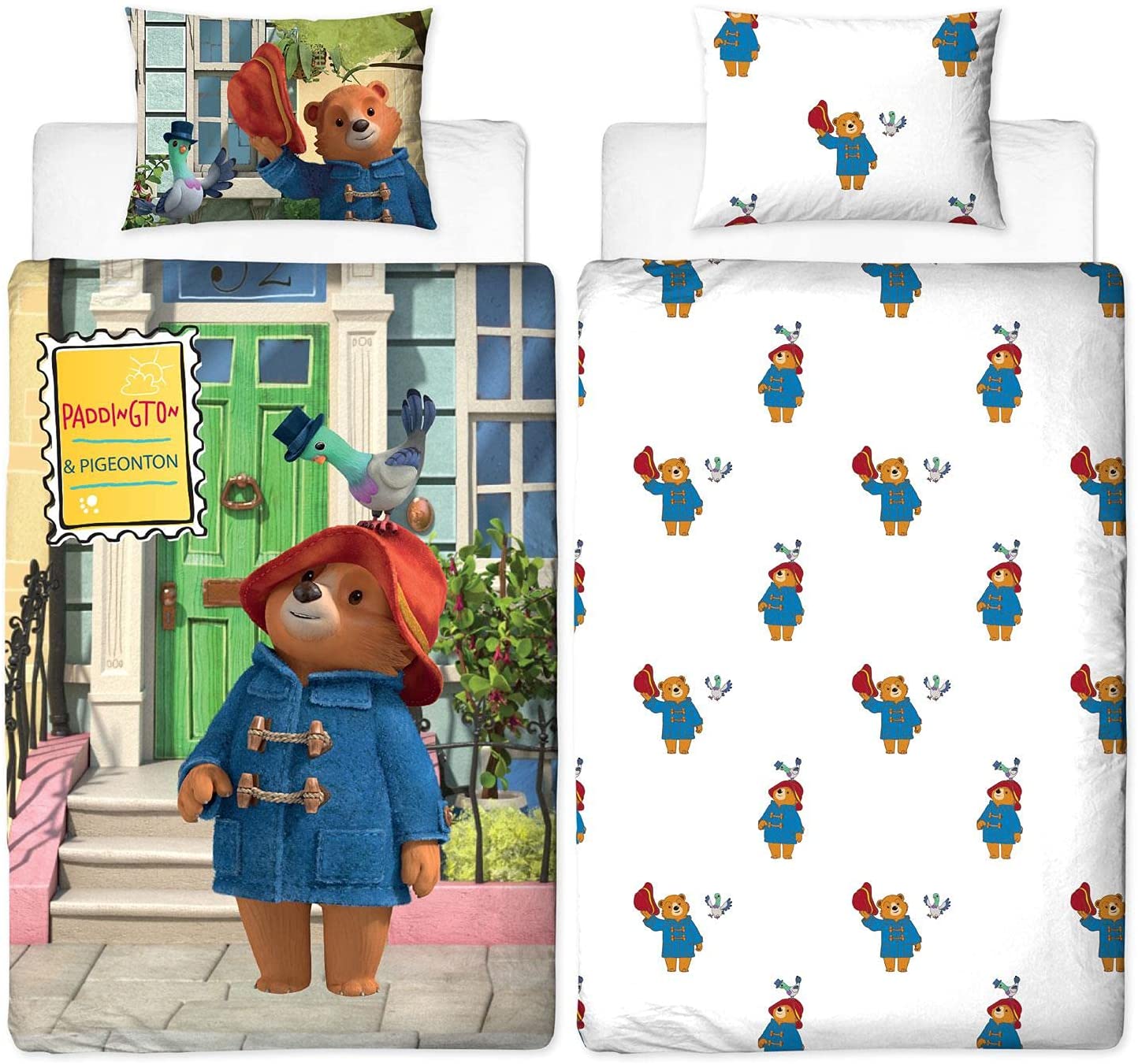 Price:$44.99 Bear Friends Single Duvet Cover Set : Home & Kitchen