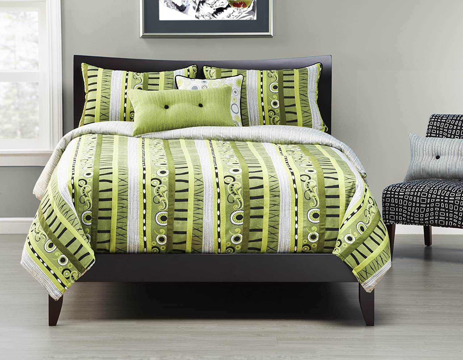 Price:$322.72 Green Valley 5-Piece Duvet Set, Twin : Home & Kitchen