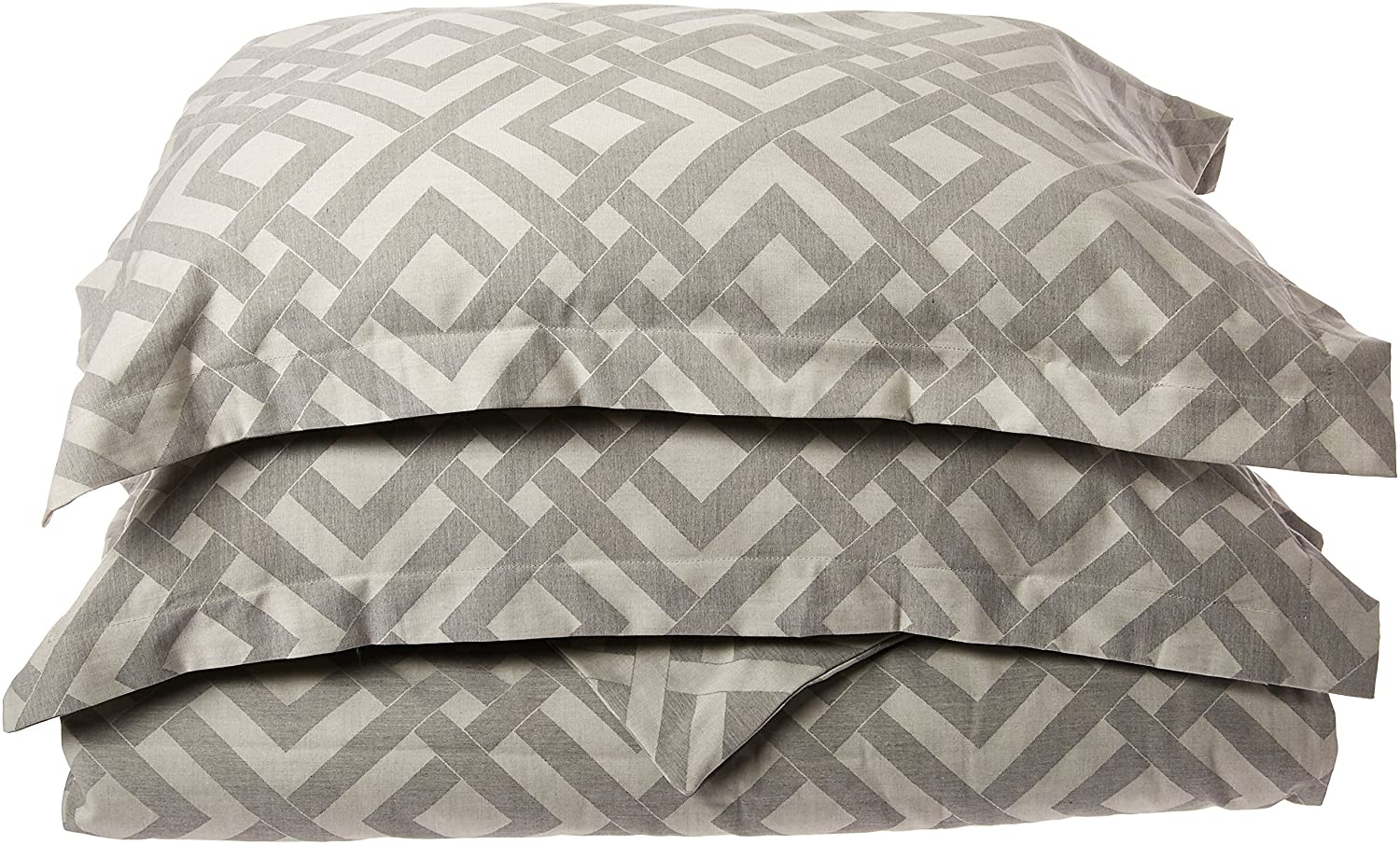 Price:$350.00 Home Textile LC68DCSET-LUCKYCM-GREY-Q Yarn-Dyed Linen Cotton Duvet Cover Set, Queen, Grey : Home & Kitchen