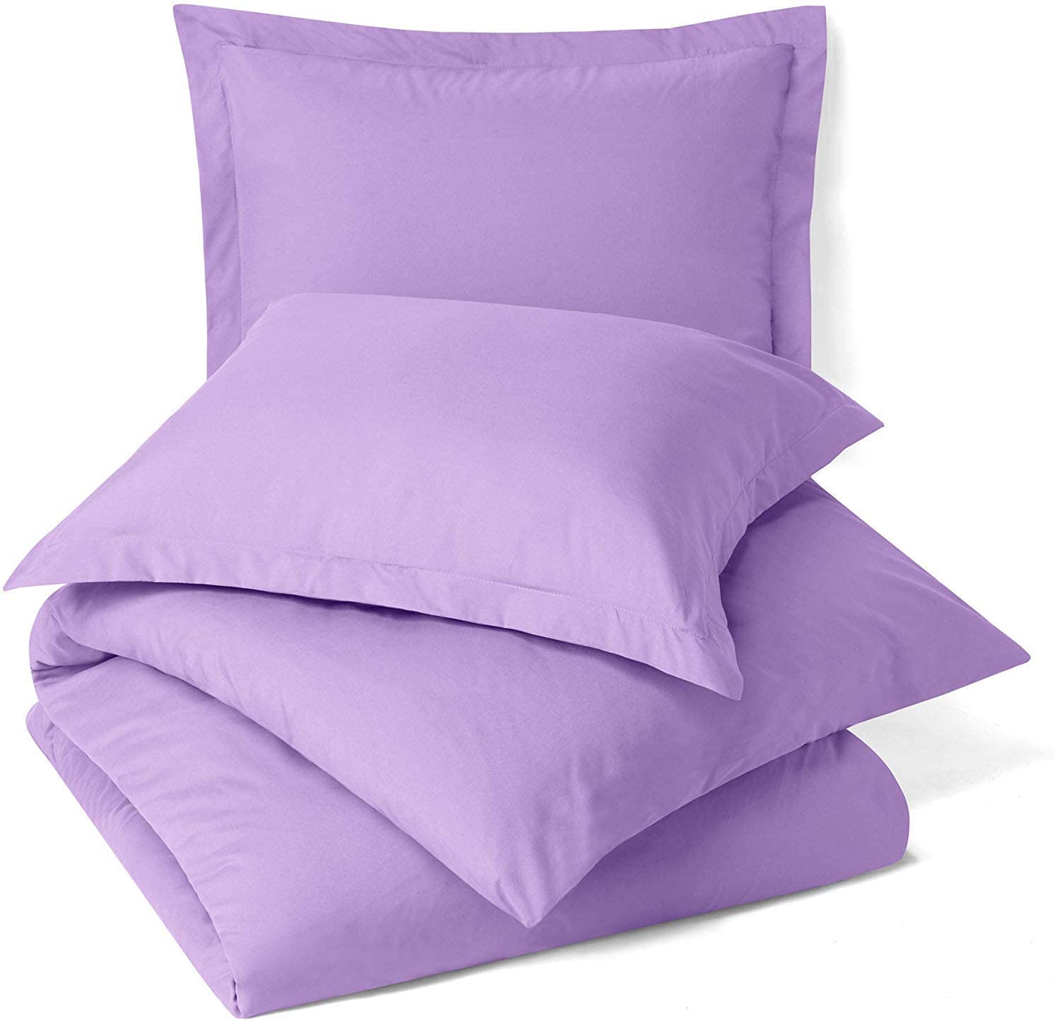 Price:$64.50 Egyptian Cotton 5Pc Comforter Duvet Set, Emperor-King Size - 5Pc (1pc Comforter Duvet Cover + 4Pc Pillowcases), Hotel Quality 800 TC, 600 GSM,Lavender, (92"x116") : Home & Kitchen