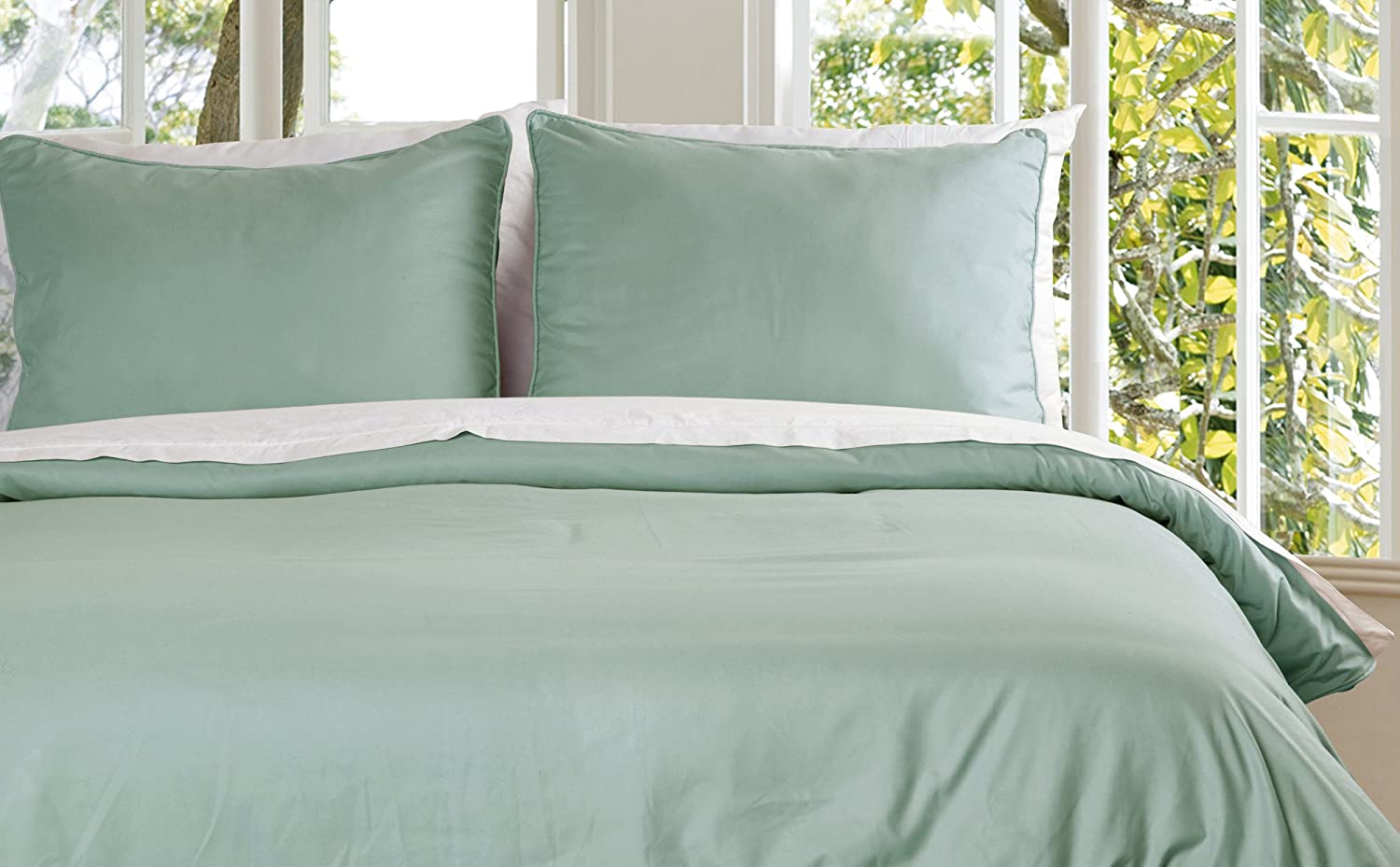 Price:$39.21 Home Water and Stain Resistant Microfiber Duvet Cover Mini Set : Home & Kitchen