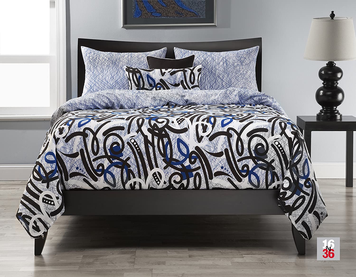 Price:$321.53 Squiggle 6-Piece Duvet Set, California King : Home & Kitchen
