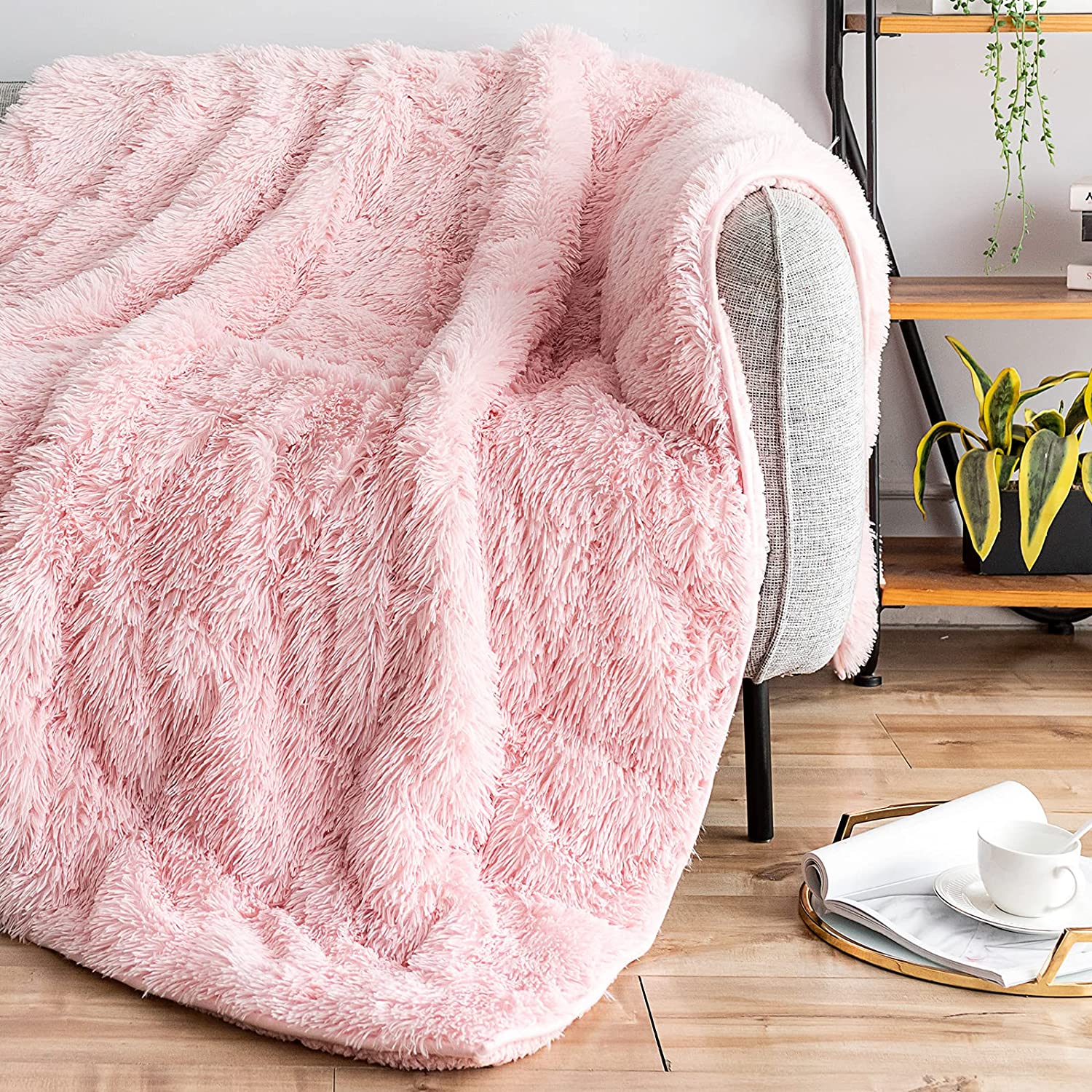 Price:$110.00 Faux Fur Weighted Blanket Bundle with Faux Fur Duvet Cover Sets : Home & Kitchen