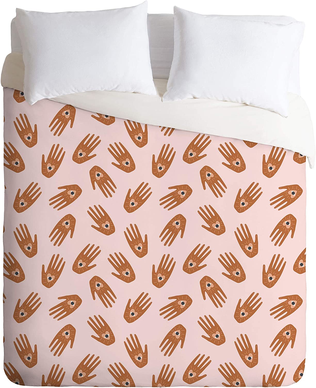 Price:$179.00 73488-dvqsek Beshka Kueser See Hold Love Duvet Set with Pillowcase(s), King, Pink : Home & Kitchen