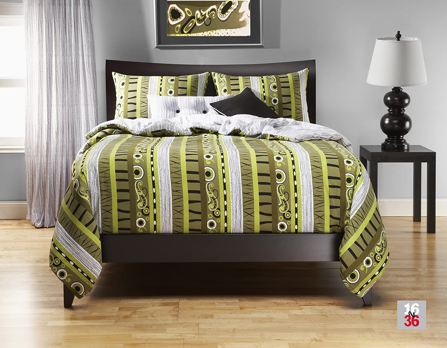 Price:$220.84 Radiant Flux 5-Piece Duvet Set, Twin : Home & Kitchen