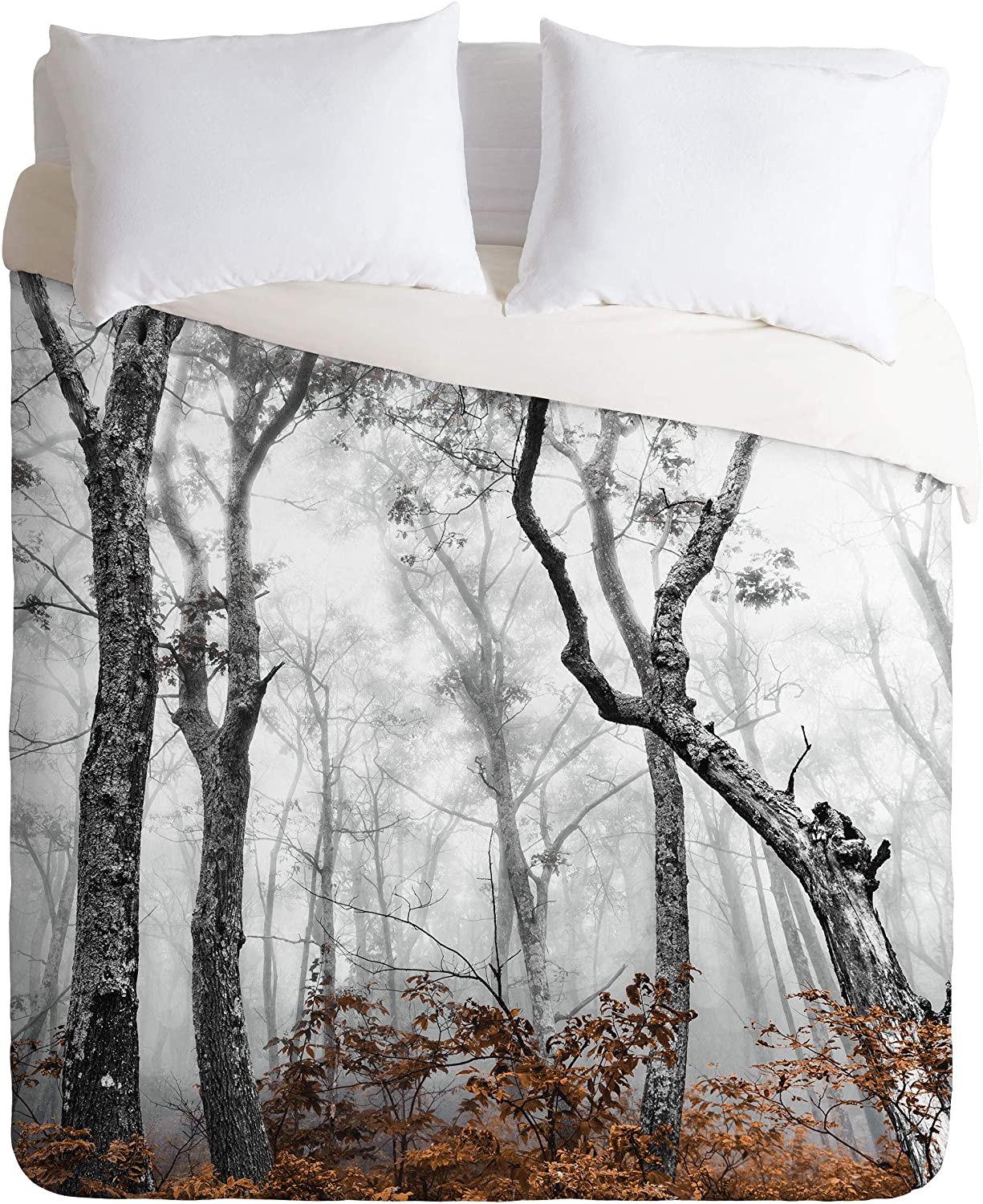 Price:$129.00 71196-dvwset Nature Magik Mountain Forest Adventure Duvet Set with Pillowcase(s), Twin/XL, Gray : Home & Kitchen