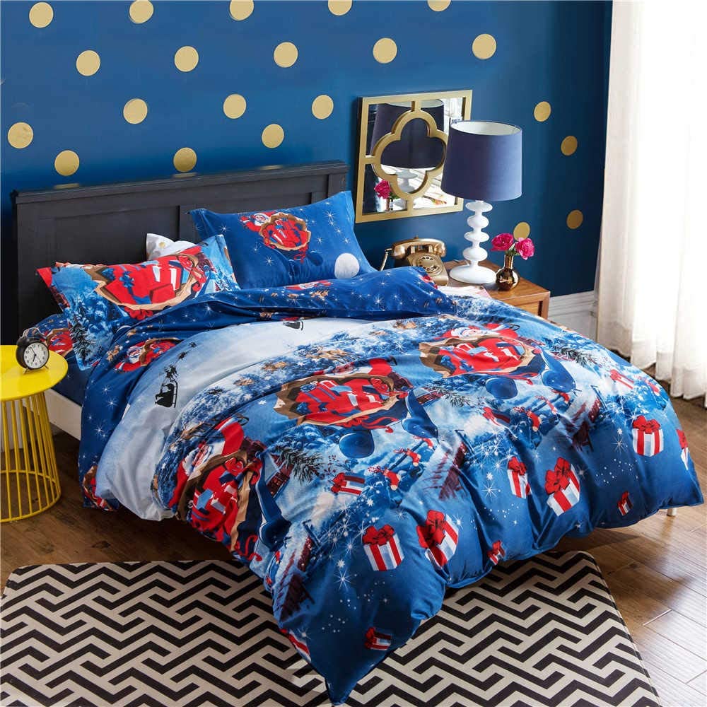 Price:$17.99 Comforter Duvet Cover Set Merry Bedding Set Bedclothes Cover Bed Sheet 2 Pillowcases : Home & Kitchen