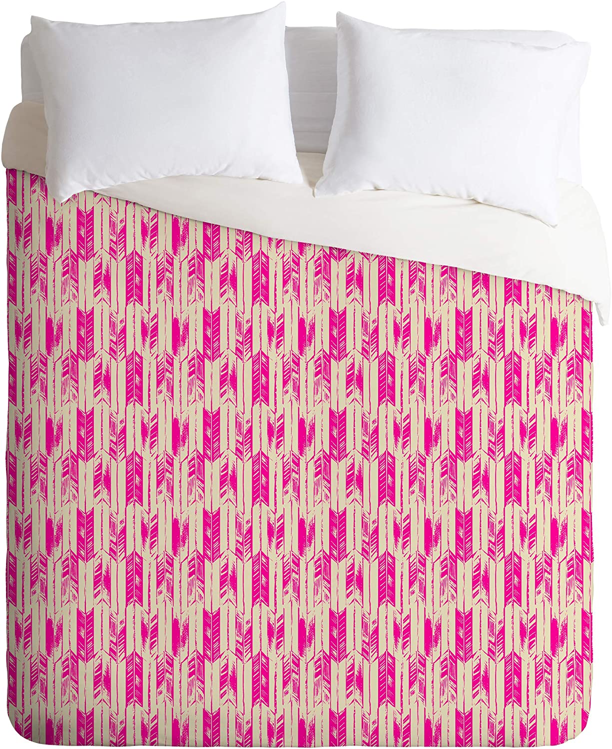 Price:$179.00 15772-dvqsek Pattern State Arrow Candy Duvet Set with Pillowcase(s), King, Pink : Home & Kitchen