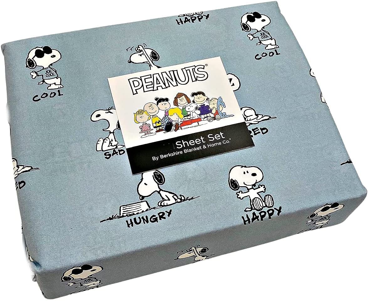 Price:$36.99 Peanuts Snoopy Moods, Emotions Sheet Set - Twin Size (Peanuts) : Home & Kitchen