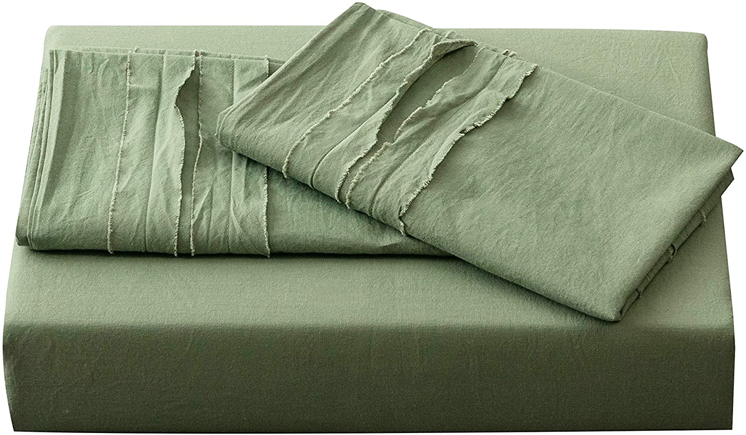 Price:$48.99 100% Natural Cotton Duvet Cover Set Solid Color Casual Modern Bedding Set Relaxed Soft Cozy Wrinkled Look,Twin : Home & Kitchen