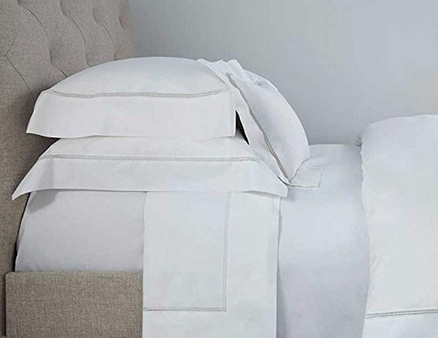 Price:$362.42 Fine Linens Fine Italian Linens Amore Queen, White Duvet Set, Full : Home & Kitchen