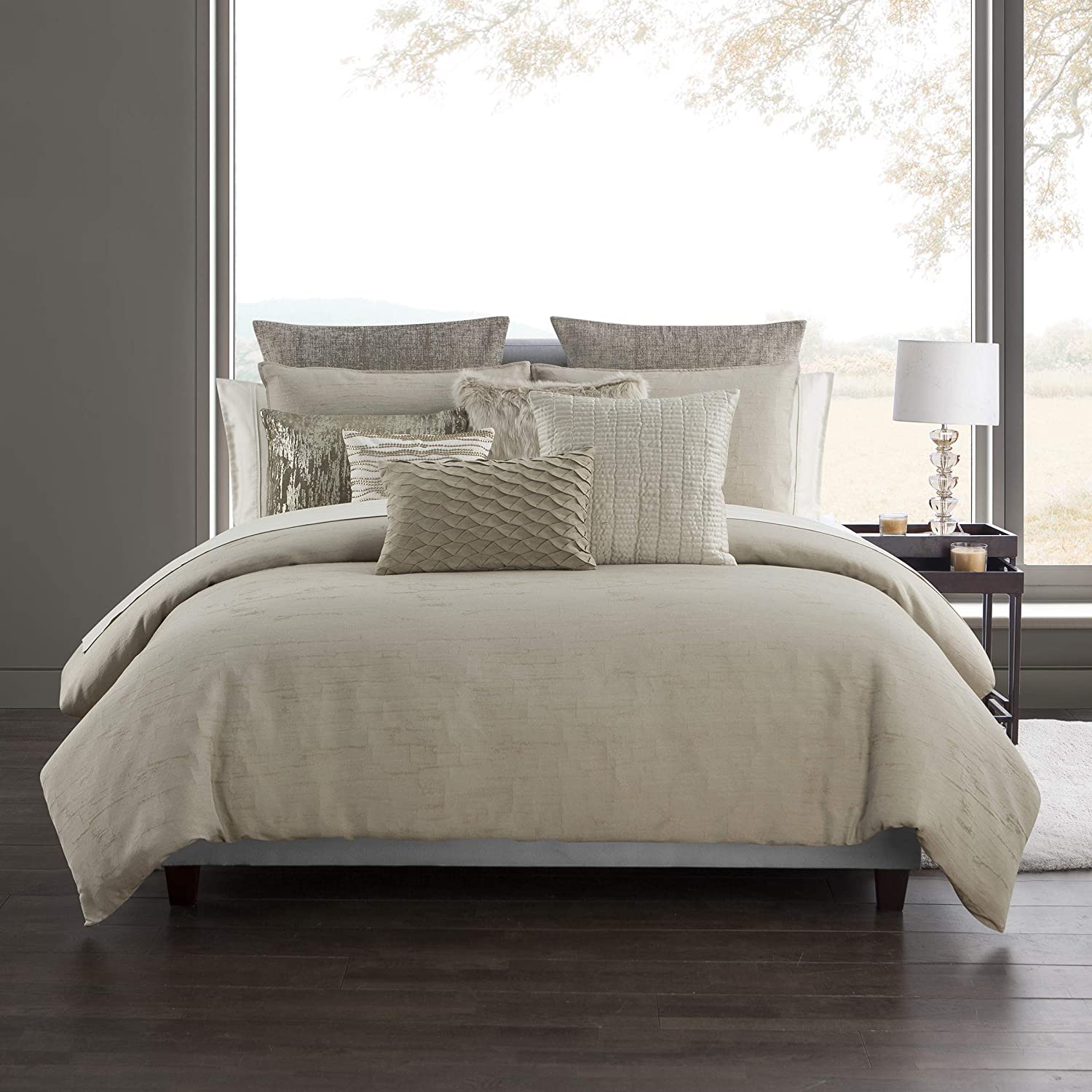 Price:$138.76 Antique Gold Full/Queen 3PC Duvet Set : Home & Kitchen