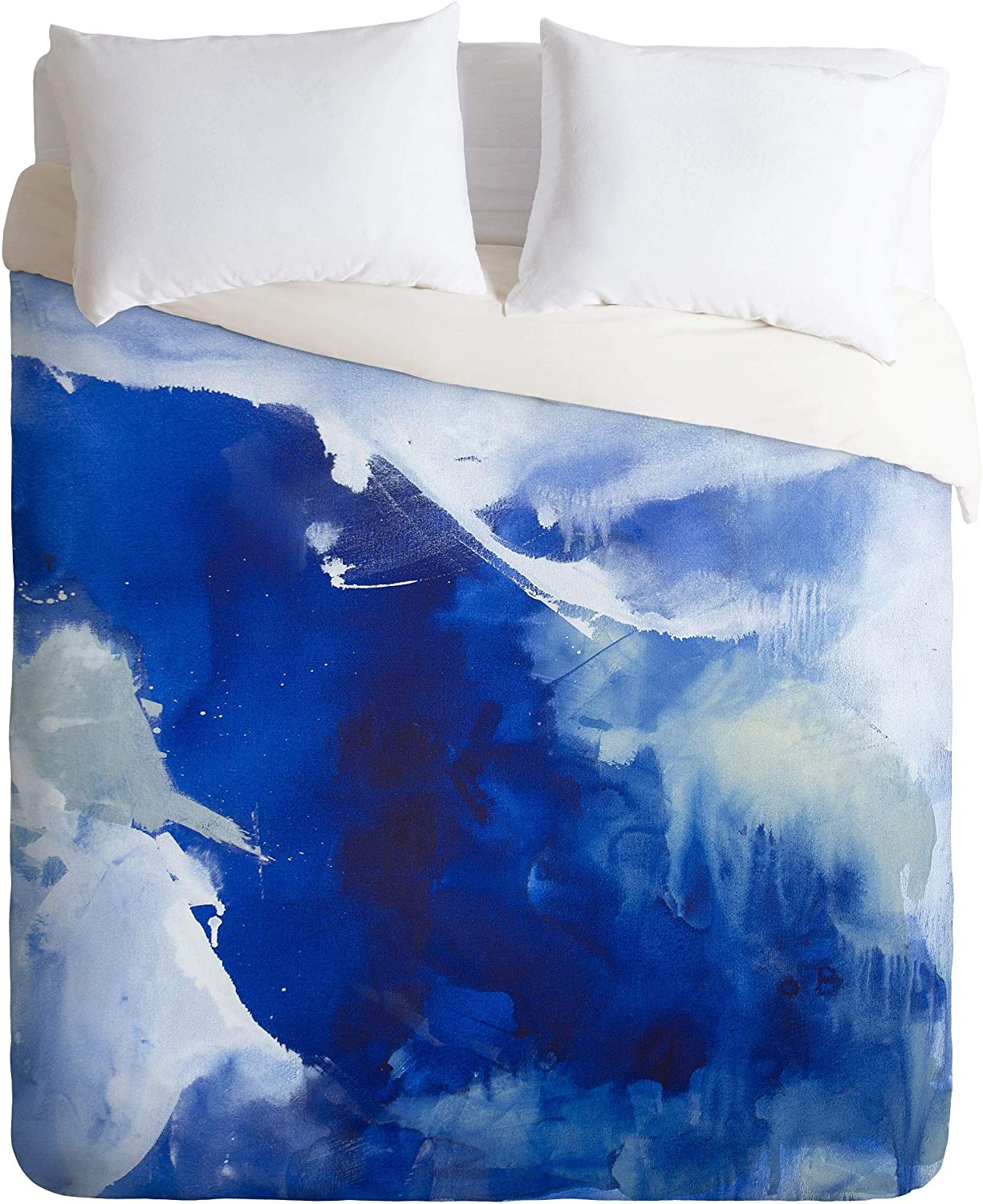 Price:$149.00 70549-dvwseq Julia Contacessi House of Sapphire No 2 Duvet Set with Pillowcase(s), Queen/Full, Blue : Home & Kitchen
