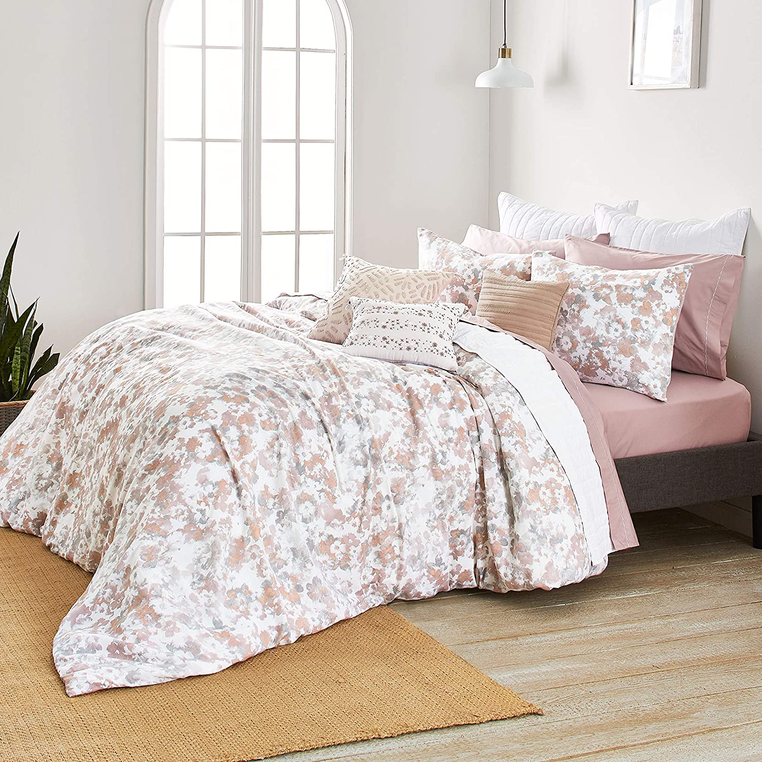 Price:$119.22 Home Marin Duvet Set, Full/Queen, Mist Multi : Home & Kitchen